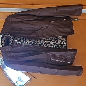 Black Rivet Women’s Jacket by Wilson Leather Size M